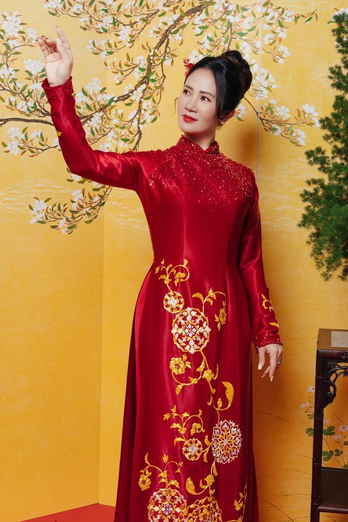 ao dai cho me co dau