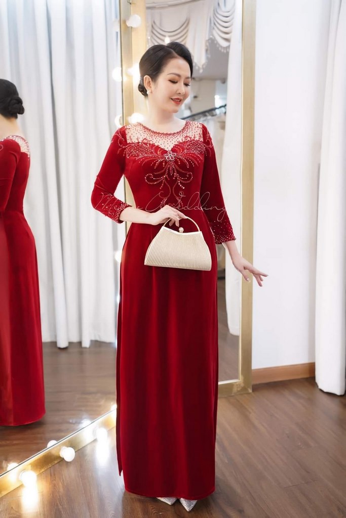 ao dai cho me co dau