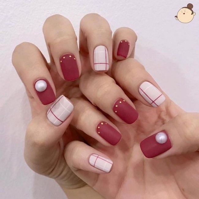 mau nail chup anh cuoi