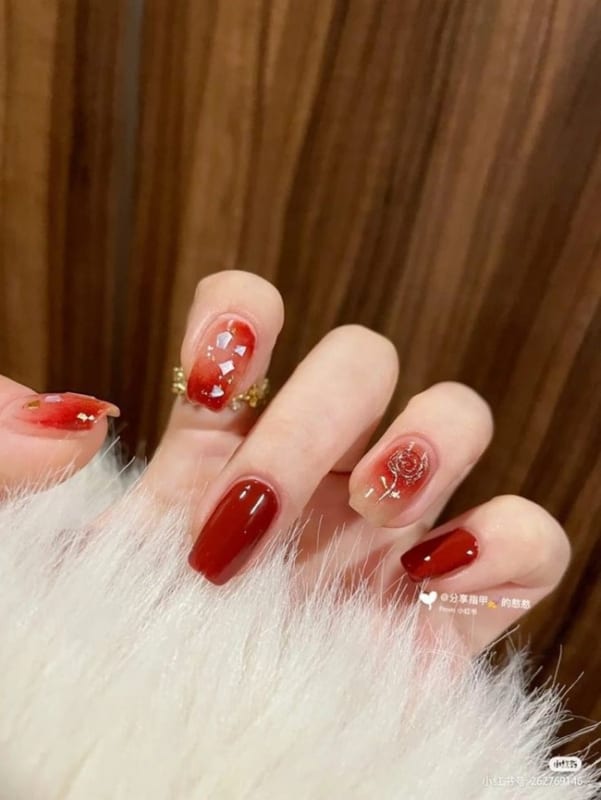 mau nail chup anh cuoi