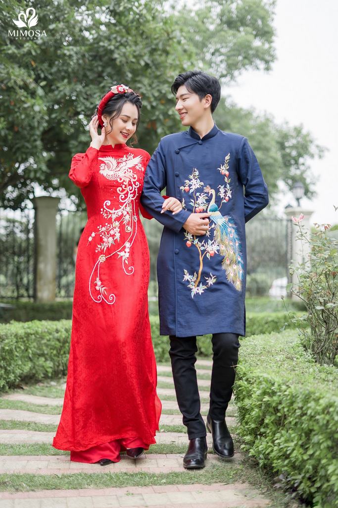 ao dai cuoi nam