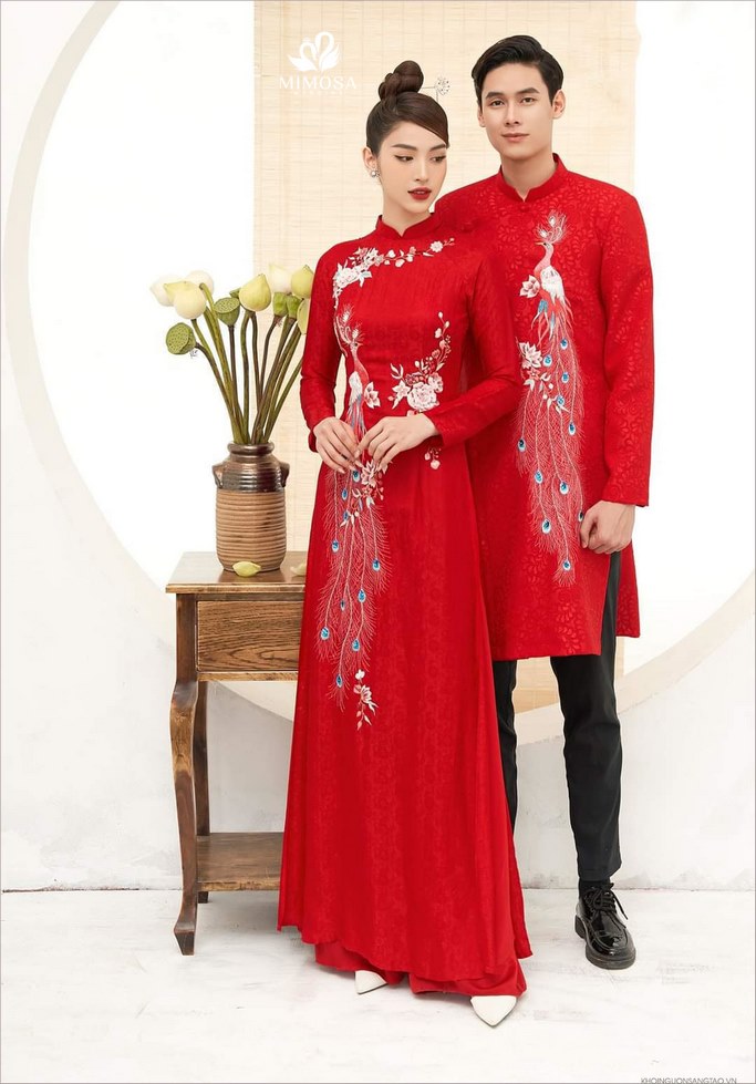 ao dai cuoi nam