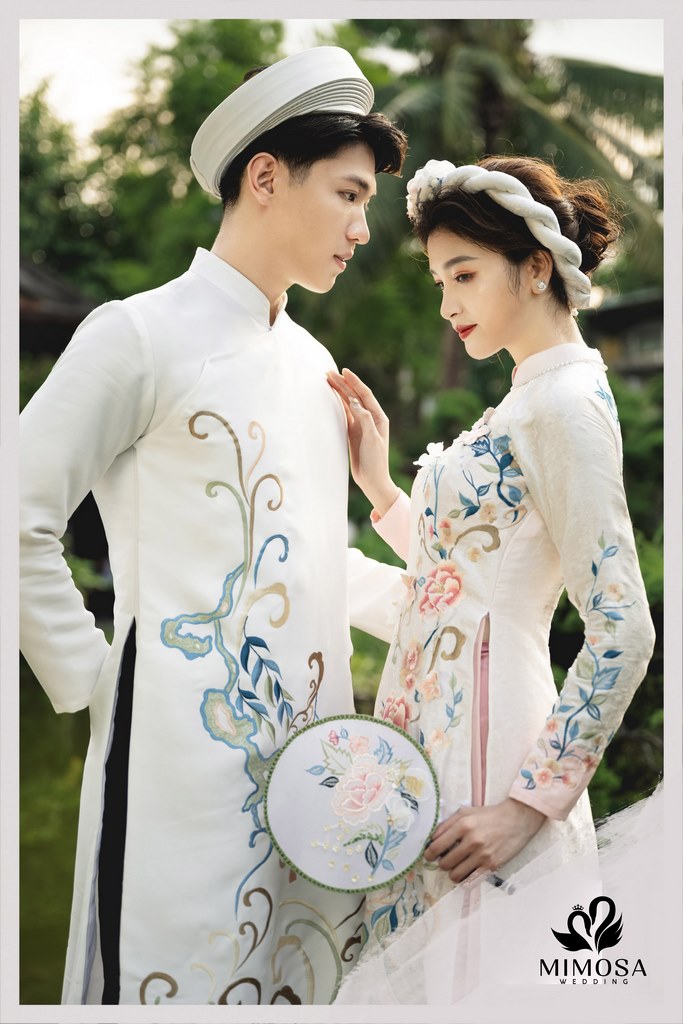 ao dai cuoi trang