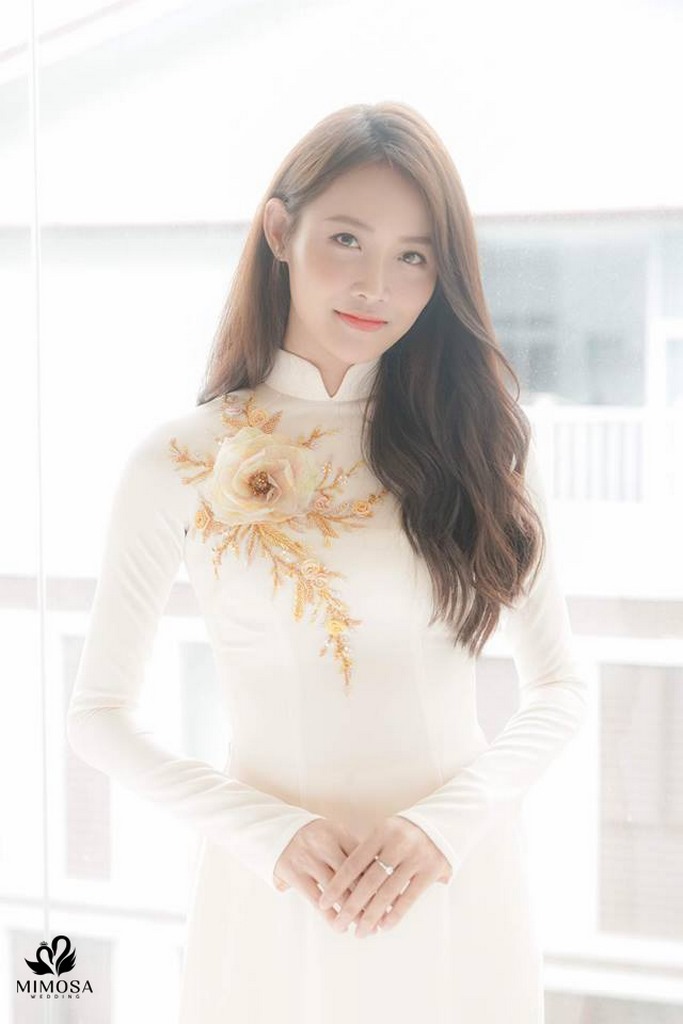 ao dai cuoi truyen thong xua