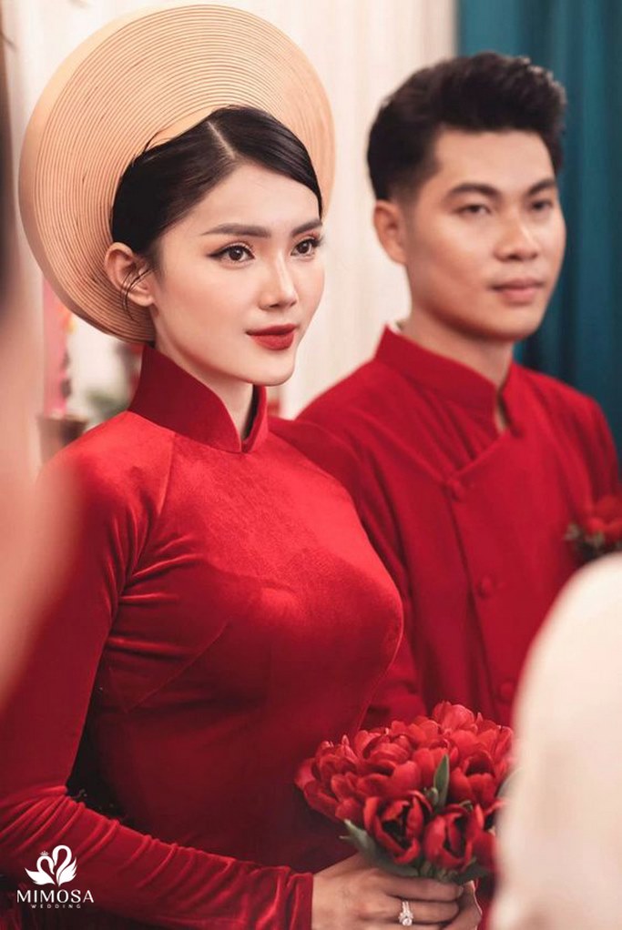 ao dai cuoi truyen thong xua