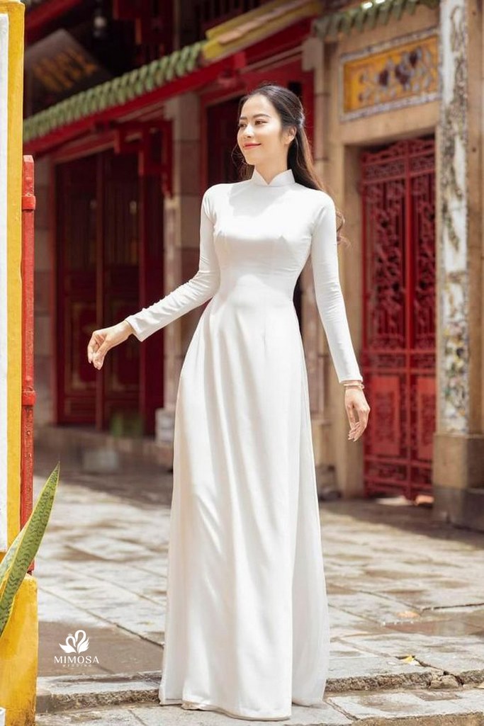 ao dai cuoi truyen thong xua