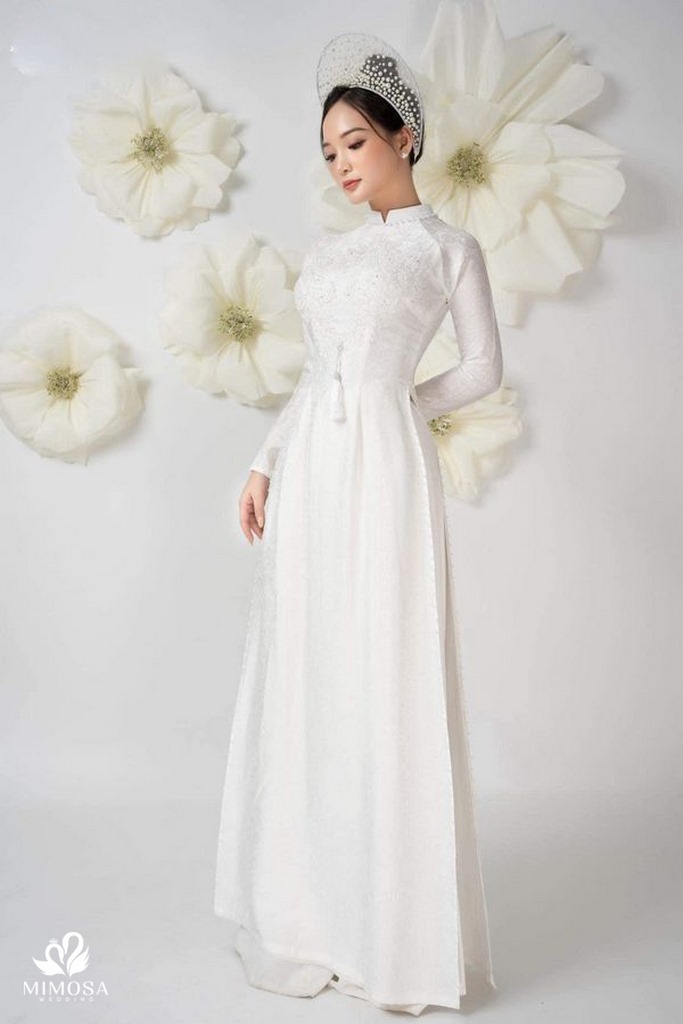 ao dai cuoi truyen thong xua