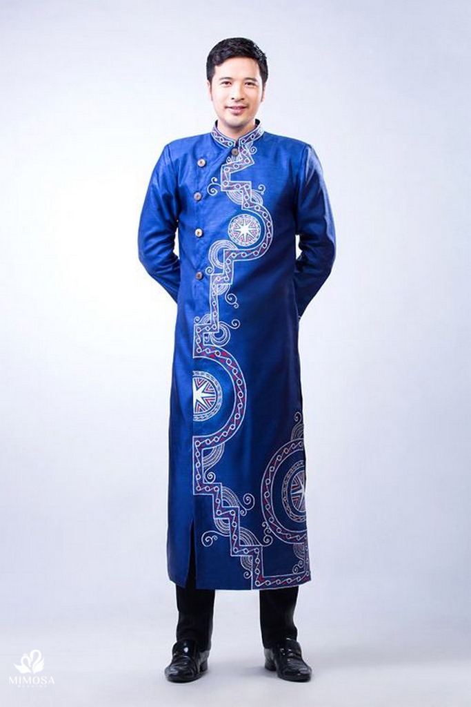 ao dai cuoi truyen thong xua