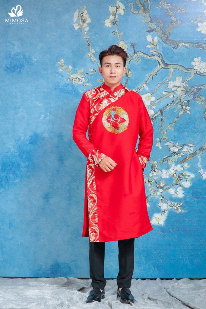 ao dai cuoi truyen thong xua