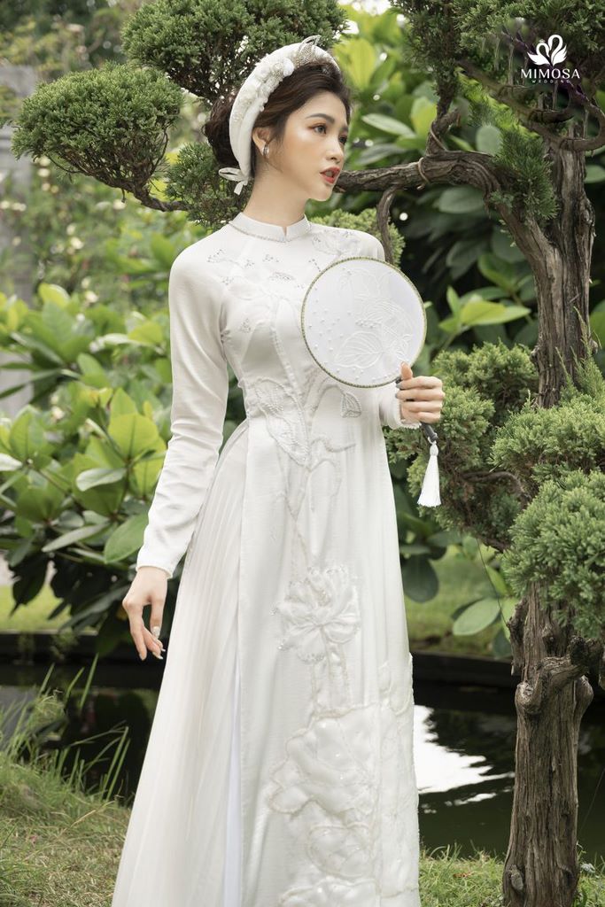 ao dai cuoi truyen thong xua