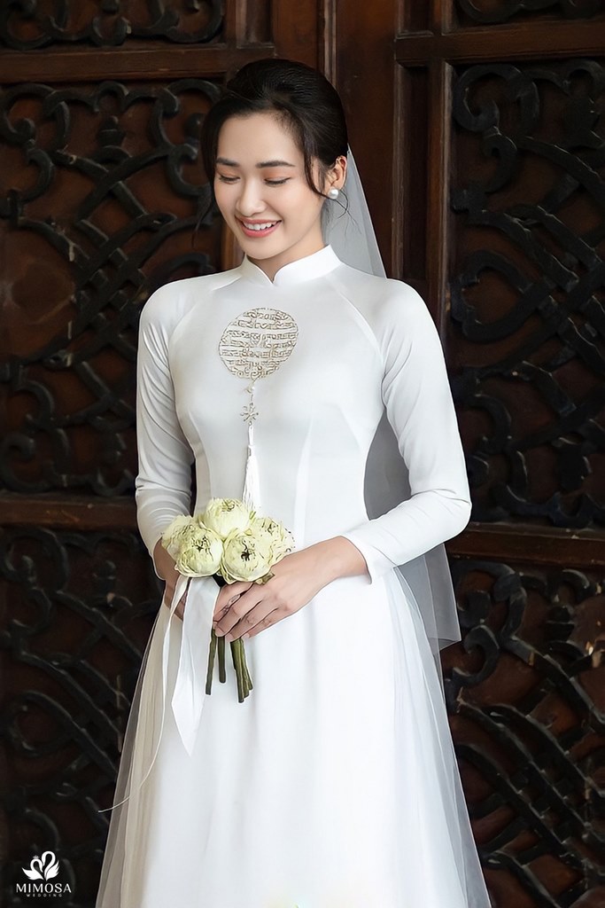 vai may ao dai cuoi