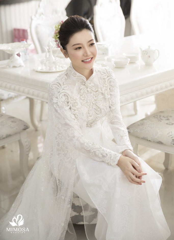 vai may ao dai cuoi