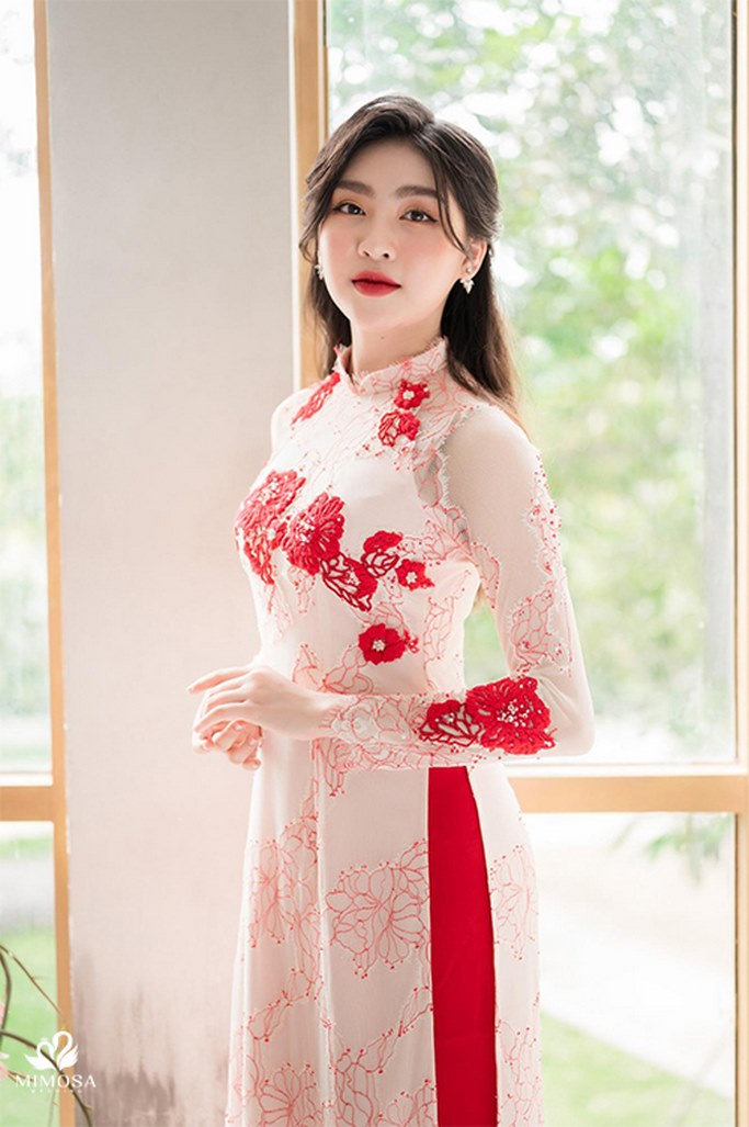 vai may ao dai cuoi