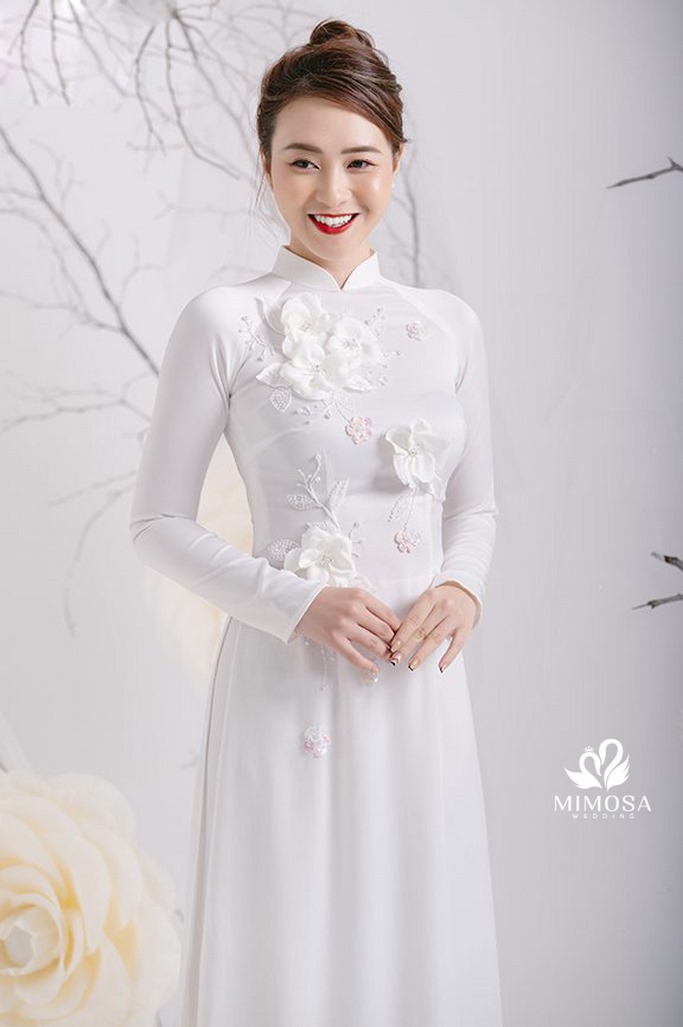 vai may ao dai cuoi