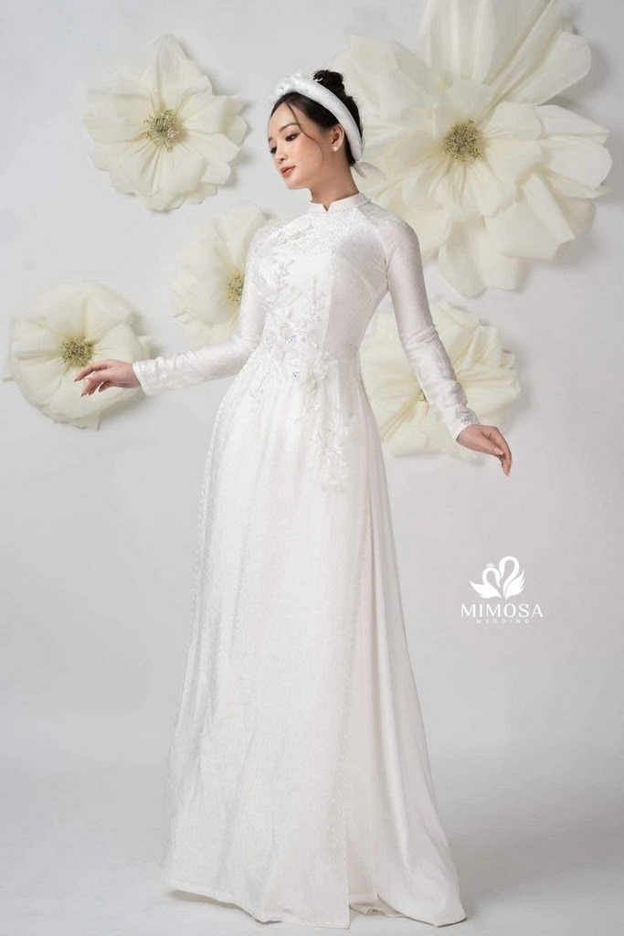 vai may ao dai cuoi