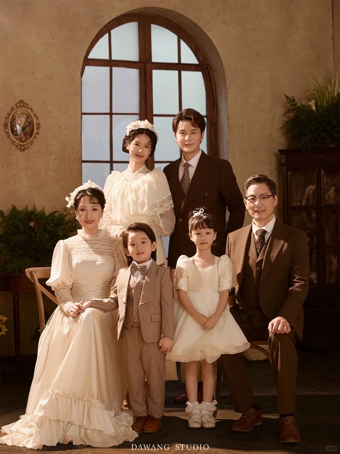 chụp ảnh gia đình phong cách vintage