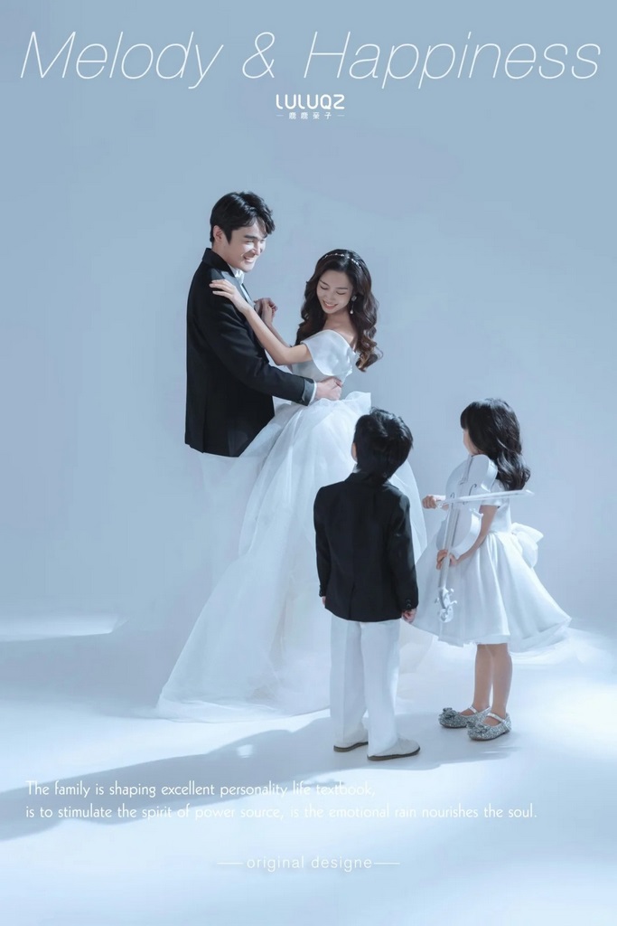 chụp ảnh gia đình 4 người