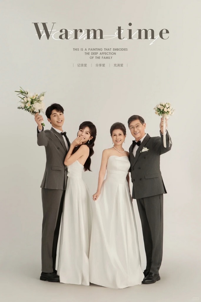 chụp ảnh gia đình 4 người